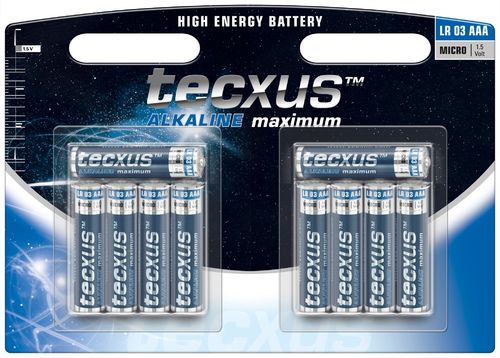 Batterie Tecxus Alkaline LR03 AAA Micro 1,5V / 10er Pack