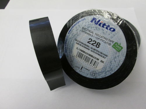Isolierband Nitto 228 schwarz 19 mm