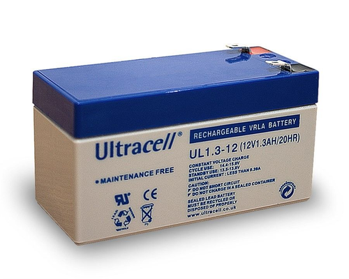 Ultracell Bleiakku 12 V, 1,3 Ah (UL1.3-12)