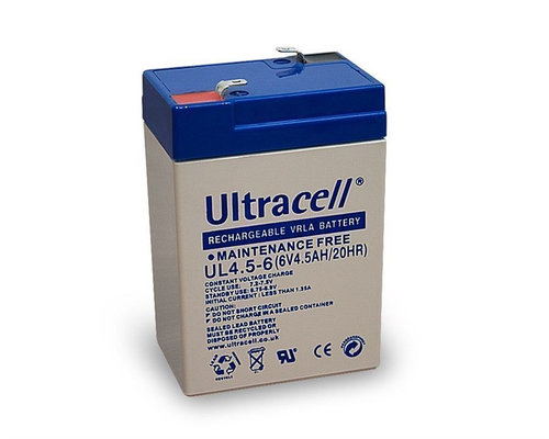 Ultracell Bleiakku 6 V, 4,5 Ah (UL4.5-6)